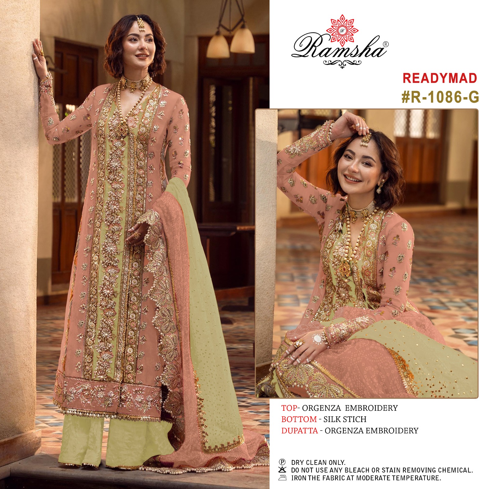 RAMSHA FASHION R 1086 E TO H READYMADE SUITS