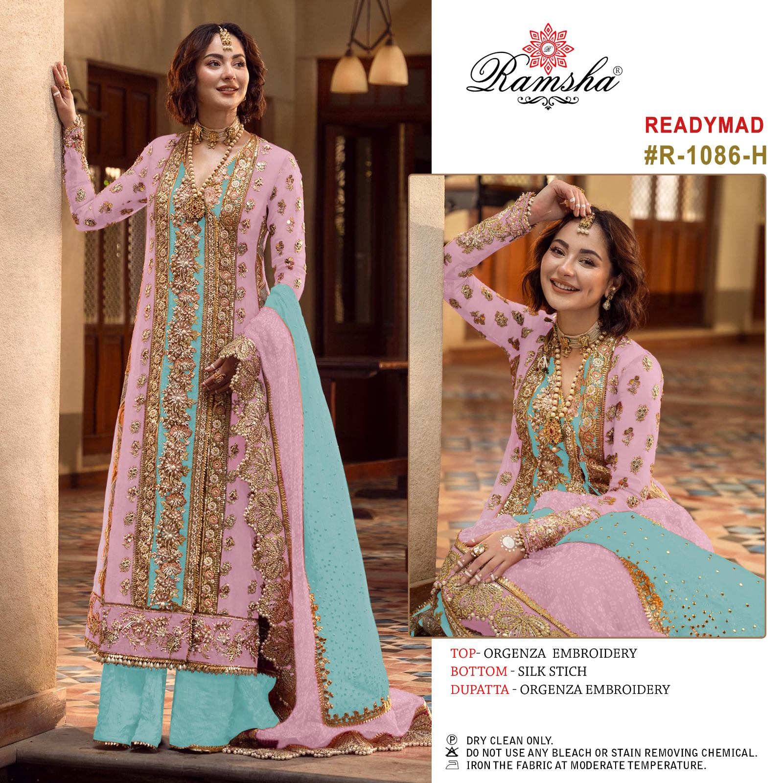 RAMSHA FASHION R 1086 E TO H READYMADE SUITS