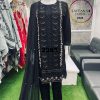 SAFFANA 2385 BLACK READYMADE SUITS WHOLESALER