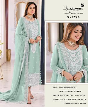 SERINE 223 COLORS PAKISTANI SUITS WHOLESALE