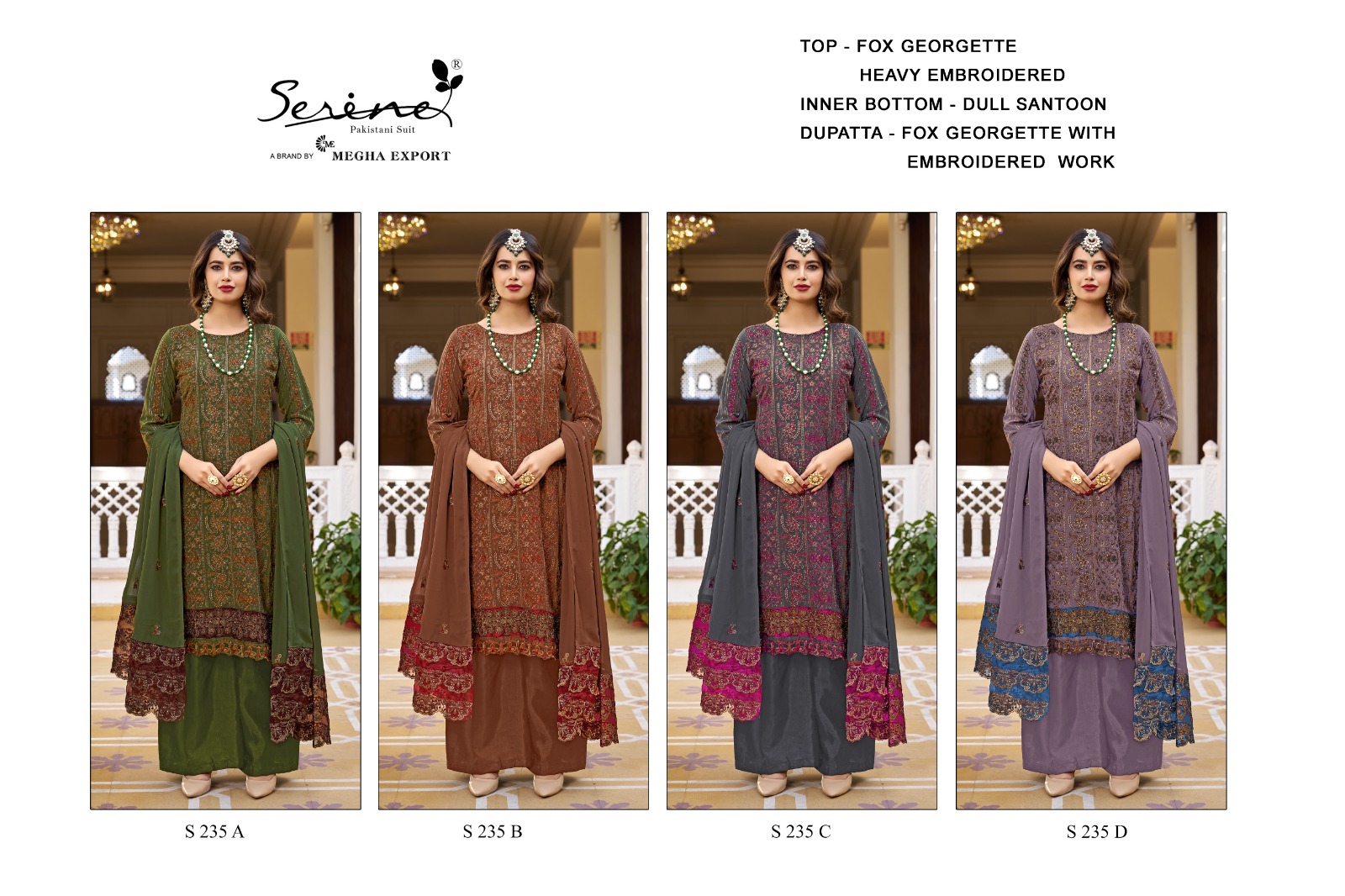 SERINE 235 COLORS PAKISTANI SUITS