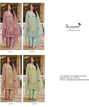 SERINE S 234 A TO D SALWAR SUITS MANUFACTURER