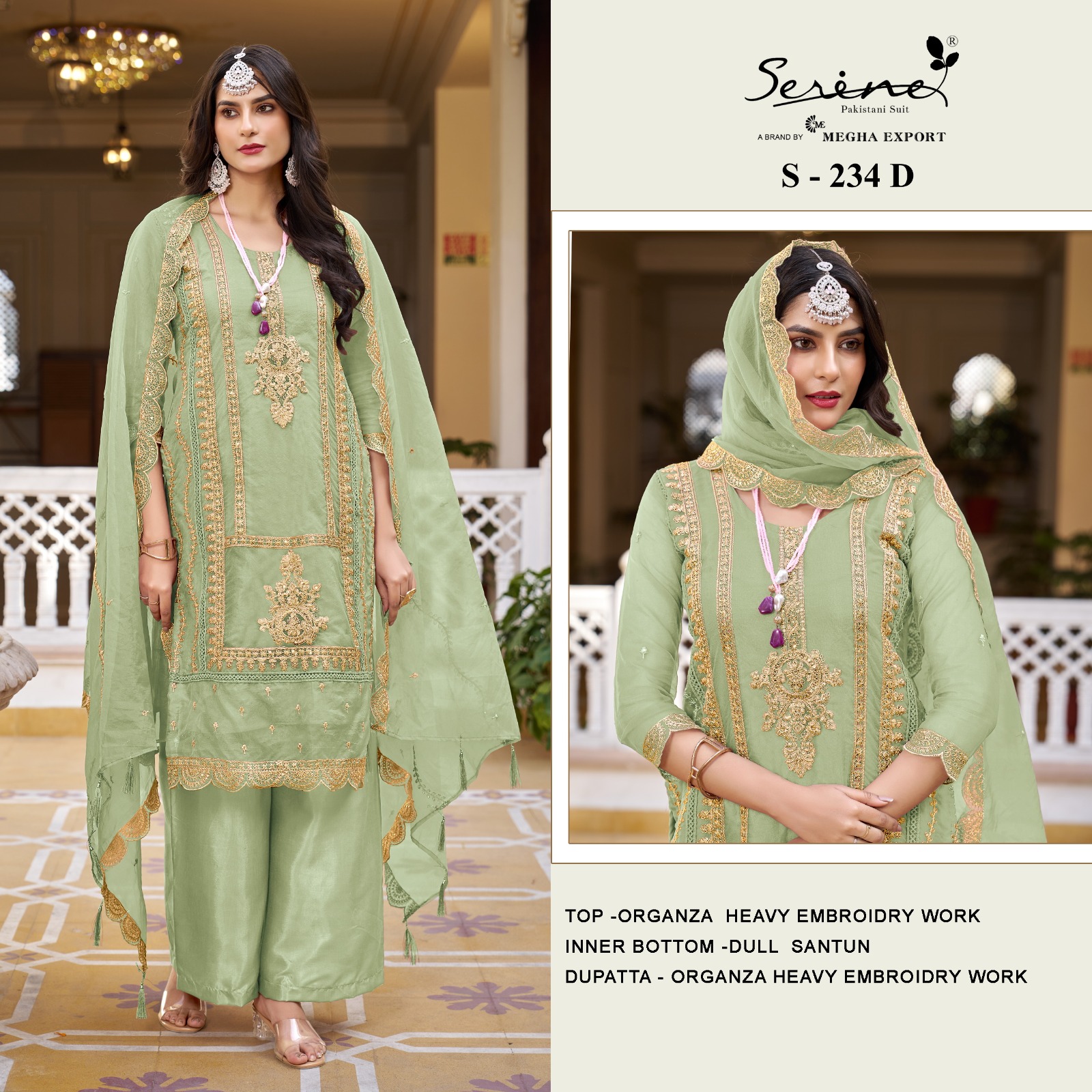 SERINE S 234 A TO D SALWAR SUITS MANUFACTURER