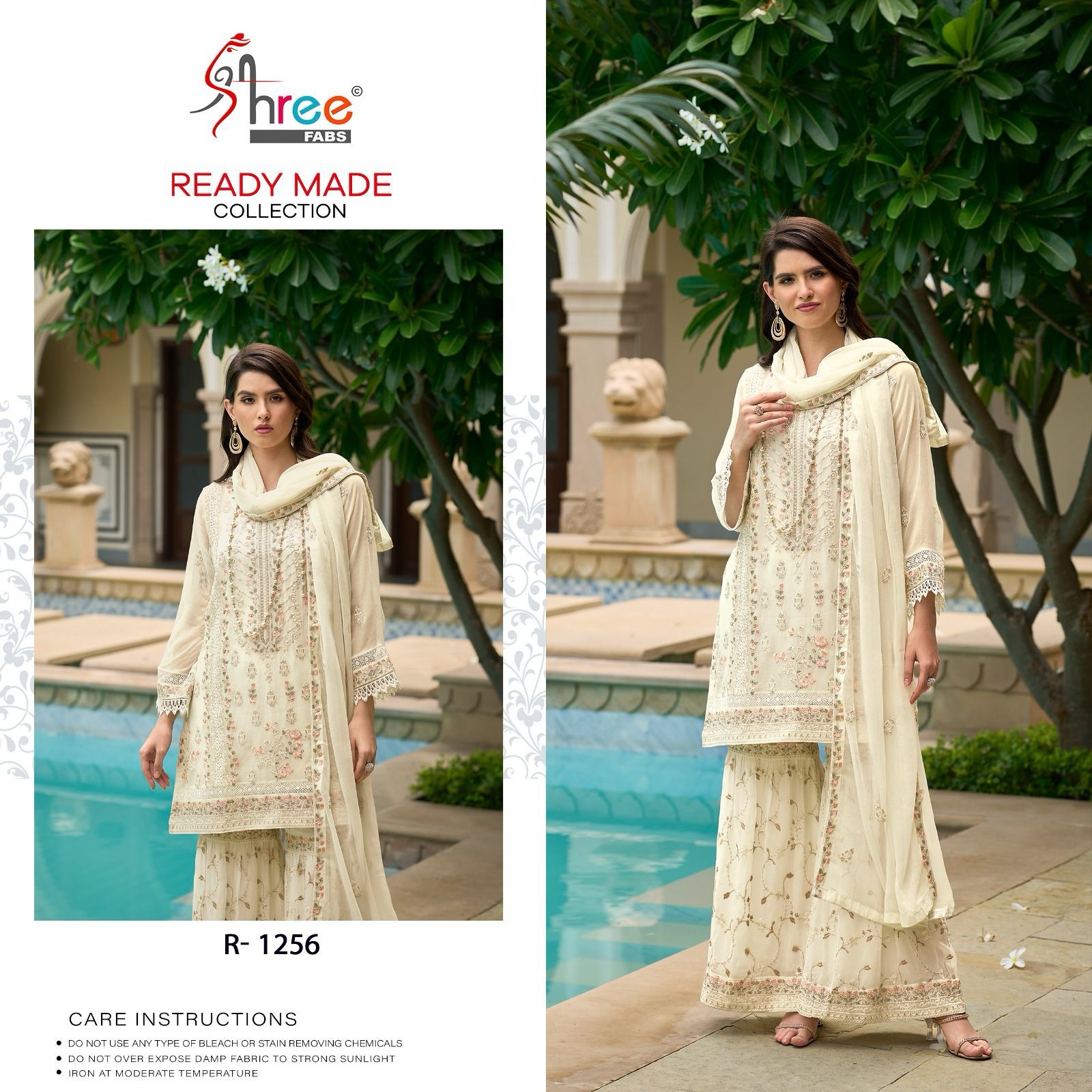 SHREE FABS R 1256 READYMADE SALWAR SUITS