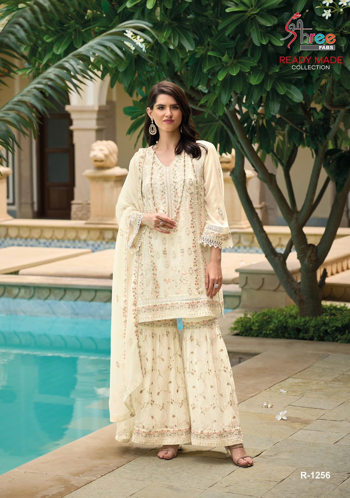 SHREE FABS R 1256 READYMADE SALWAR SUITS