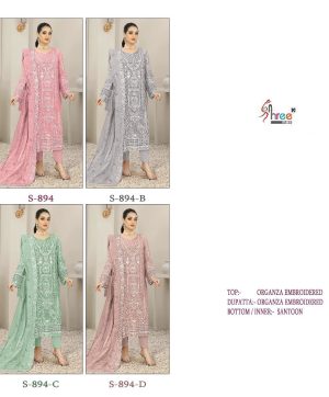 SHREE FABS S 894 SERIES PAKISTANI SUITS IN INDIA