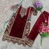 SHREE HARI SSR 325 A DESIGNER VELVET SUITS