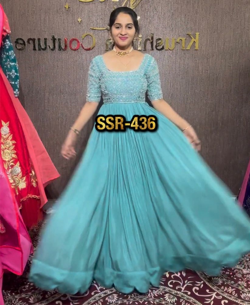 SHREE HARI SSR 436 DESIGNER GOWN WHOLESALE