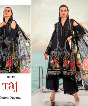 TAJ CREATIONS 453 PAKISTANI SUITS IN INDIA