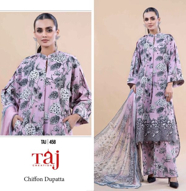 TAJ CREATIONS 458 SALWAR SUITS IN INDIA