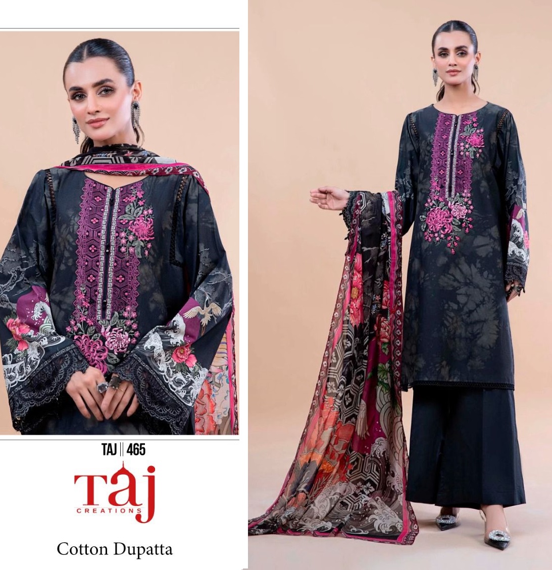 TAJ CREATIONS 465 SALWAR SUITS WHOLESALE