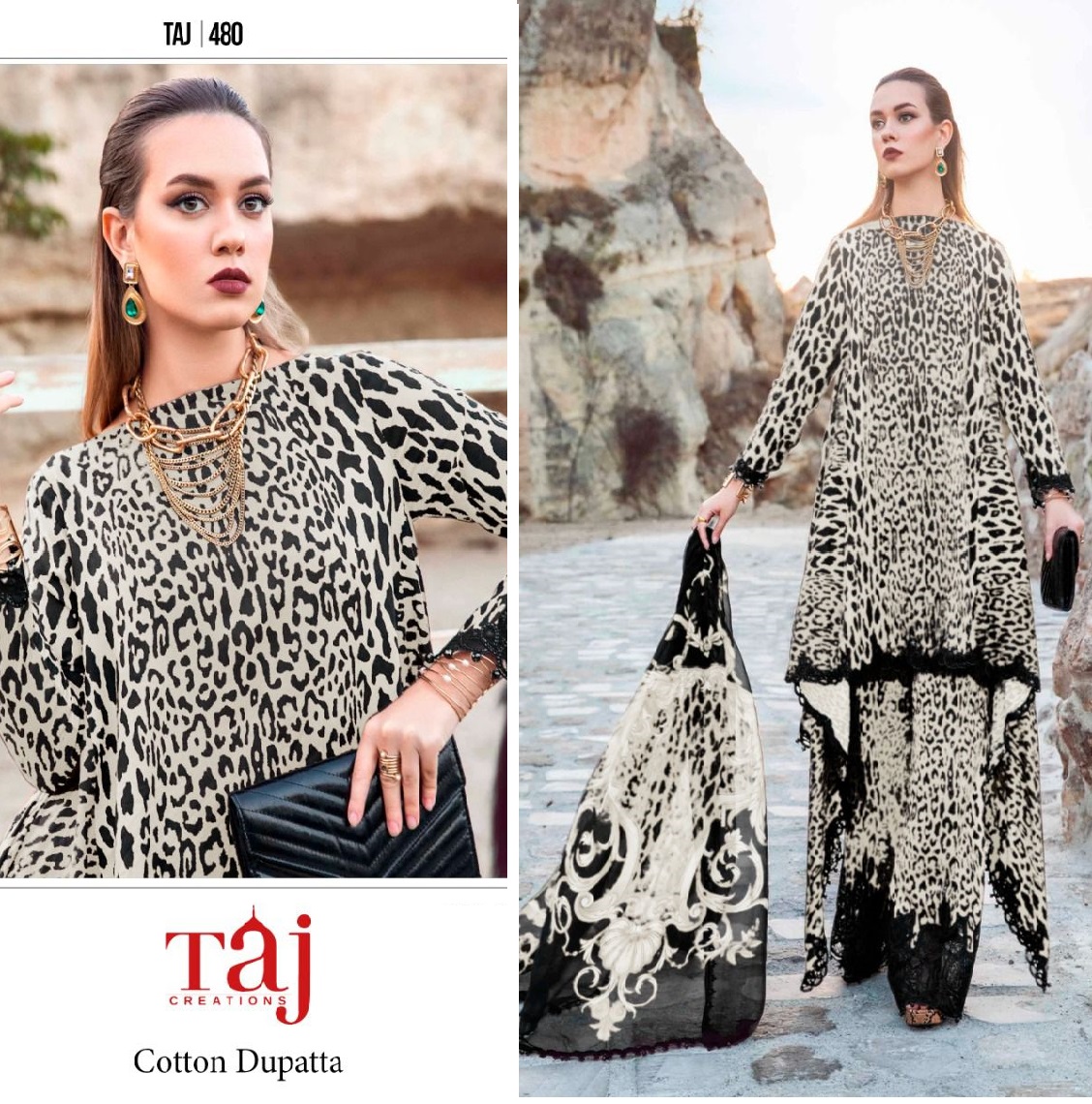 TAJ CREATIONS 480 PAKISTANI SUITS IN INDIA