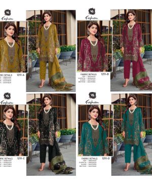 VS FASHION 12111 A TO D SALWAR SUITS