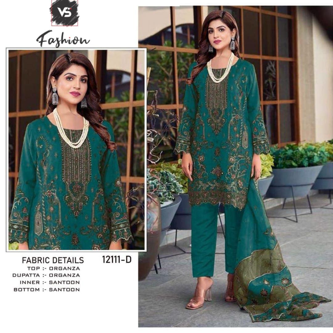 VS FASHION 12111 A TO D SALWAR SUITS