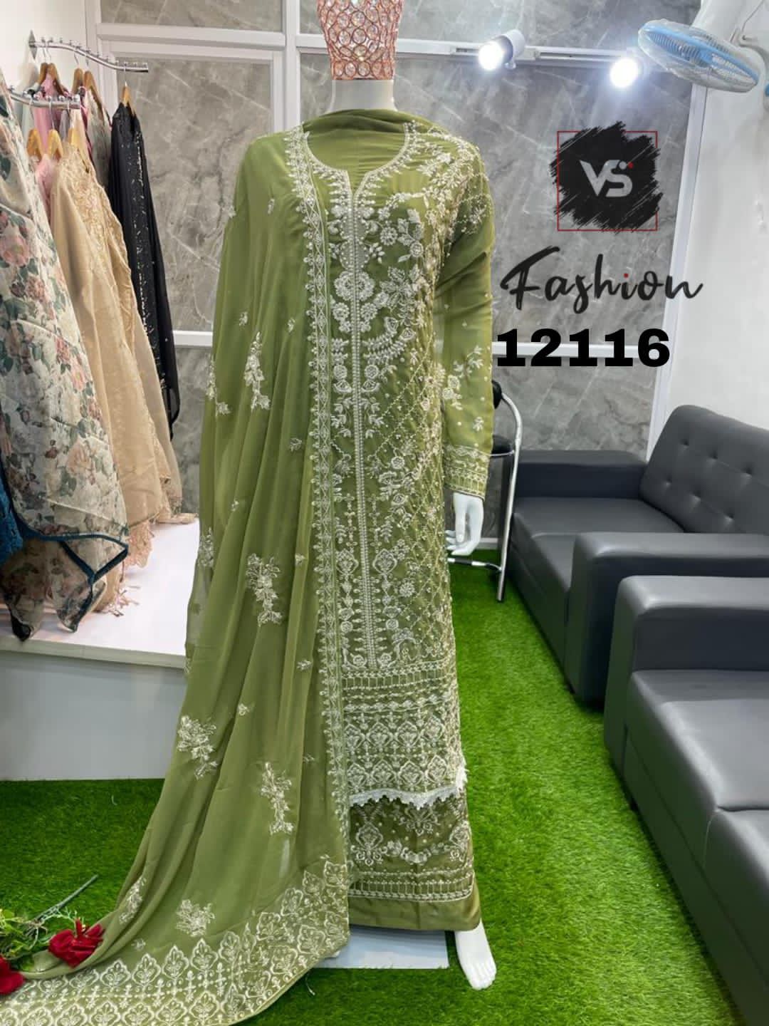 VS FASHION 12116 PAKISTANI SUITS WHOLESALE