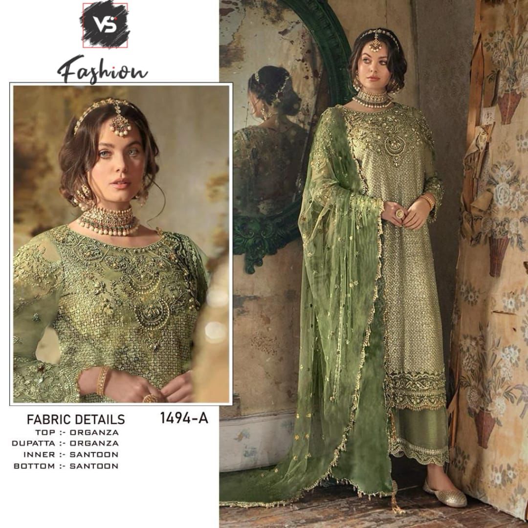 VS FASHION 1494 SALWAR SUITS WHOLESALE