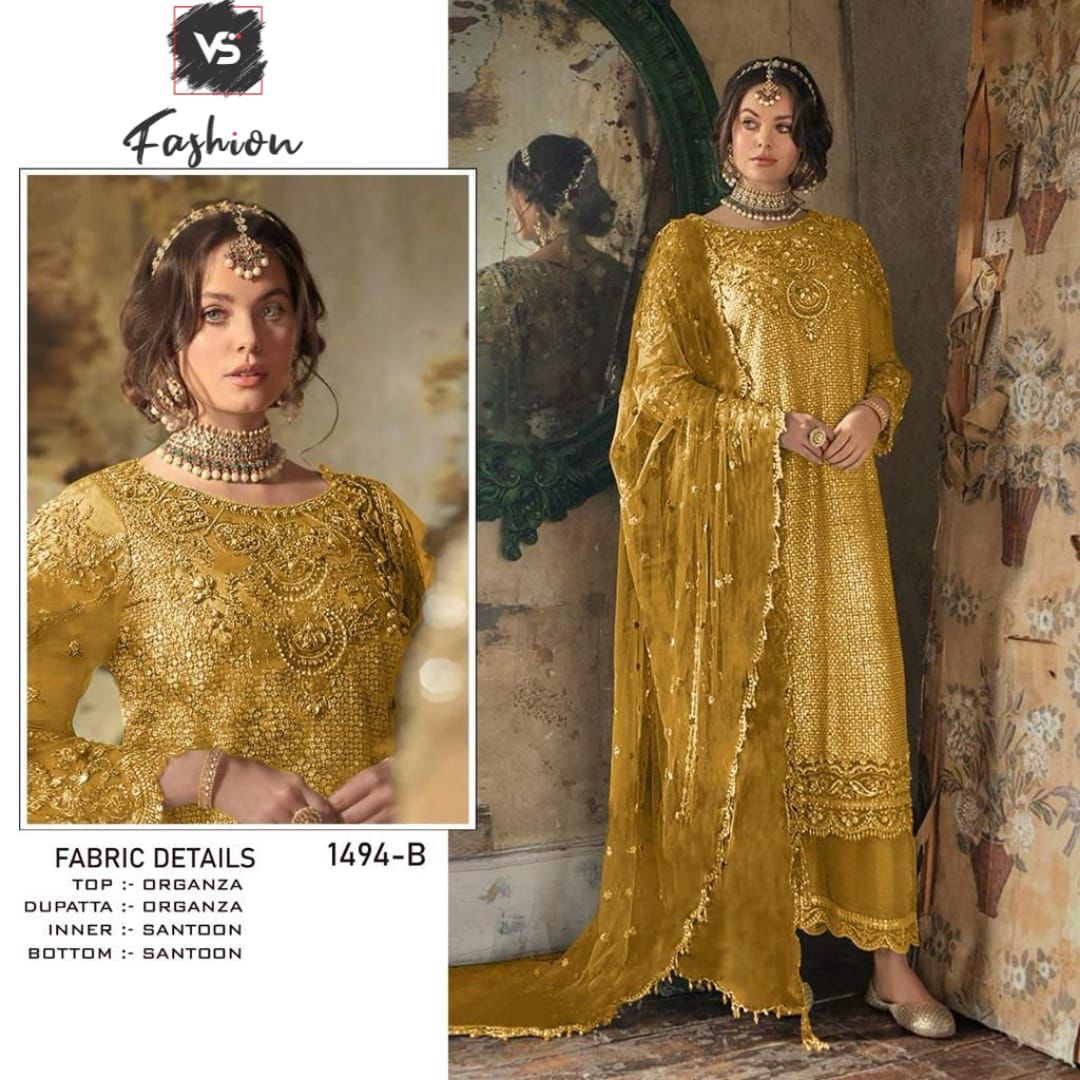 VS FASHION 1494 SALWAR SUITS WHOLESALE