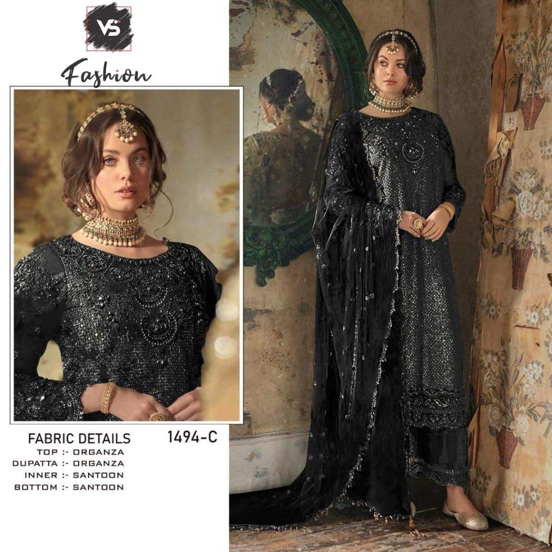 VS FASHION 1494 SALWAR SUITS WHOLESALE