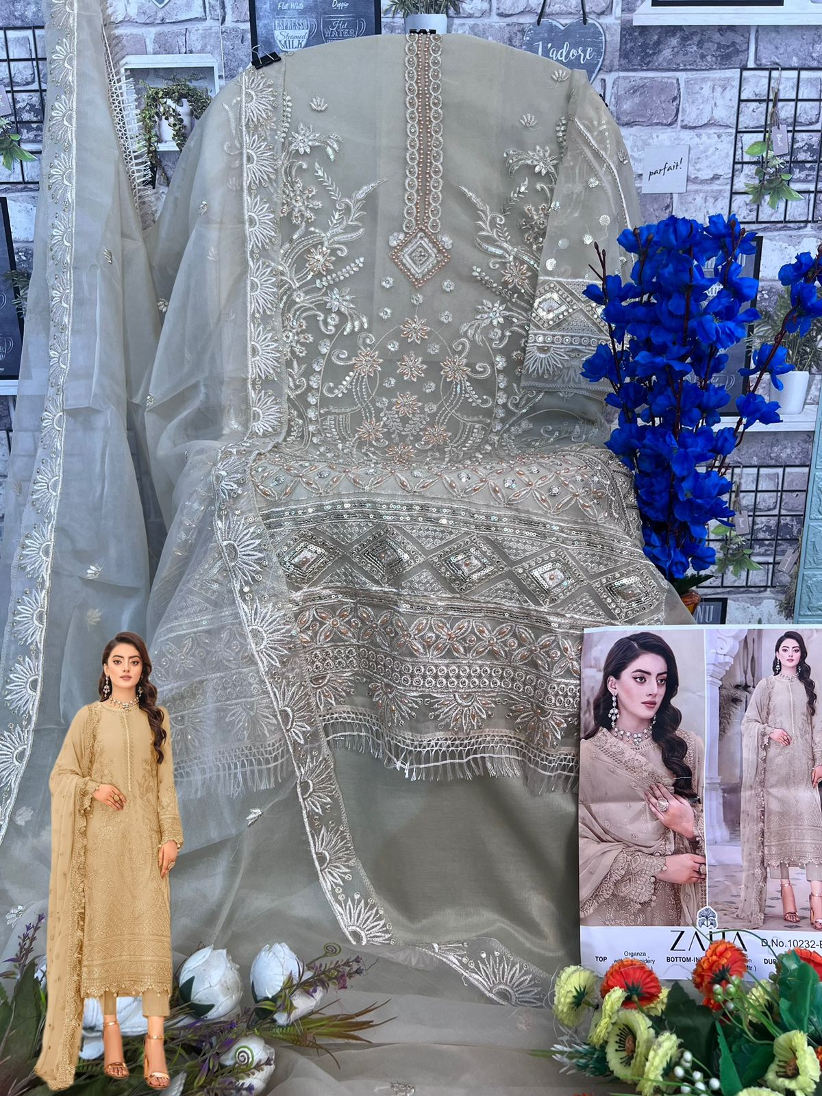 ZAHA 10232 A TO D SERSHA VOL 4 SALWAR SUITS