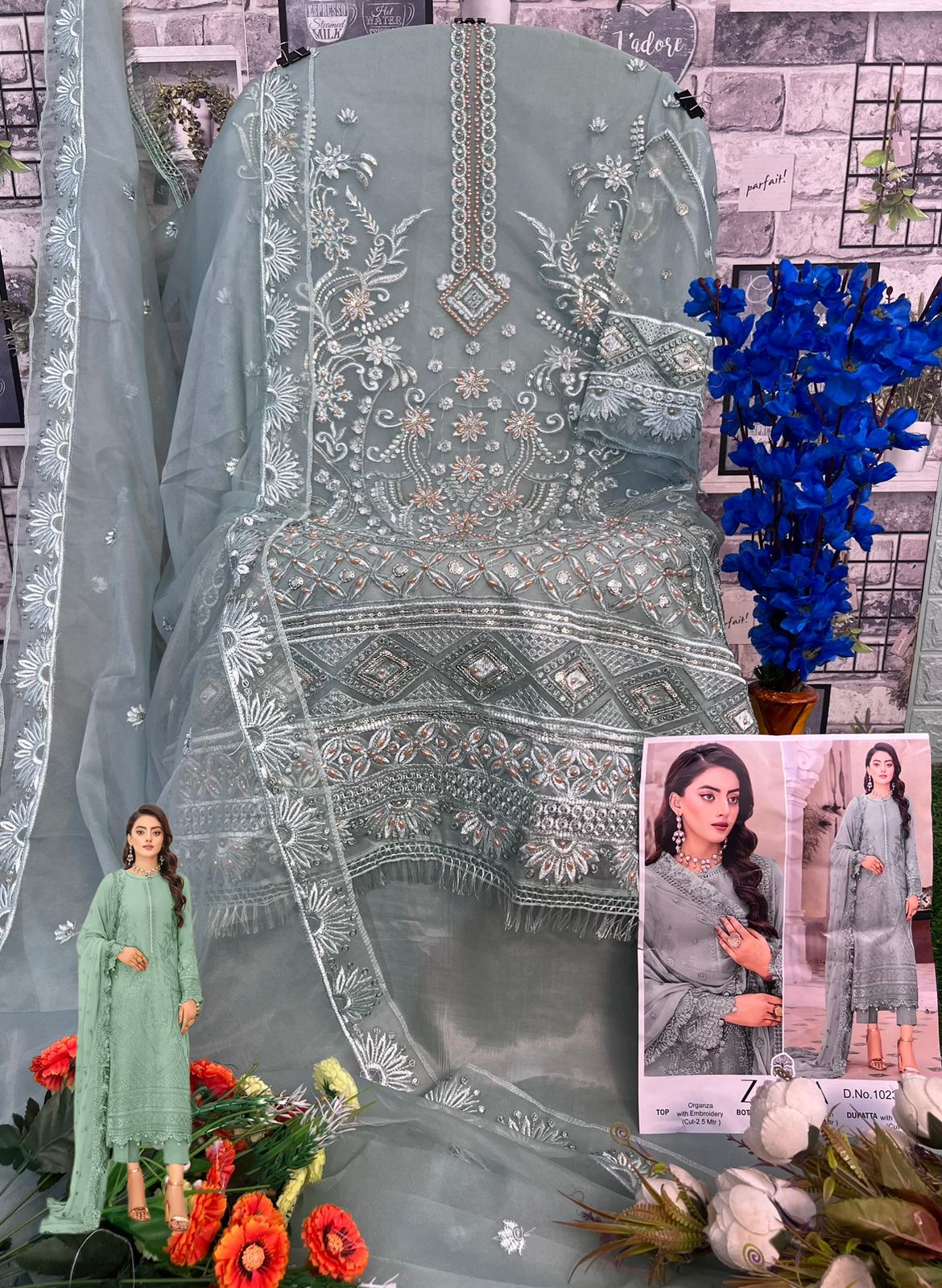 ZAHA 10232 A TO D SERSHA VOL 4 SALWAR SUITS