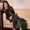 ZEEL FASHION ZF 345 A DESIGNER VELVET SUITS