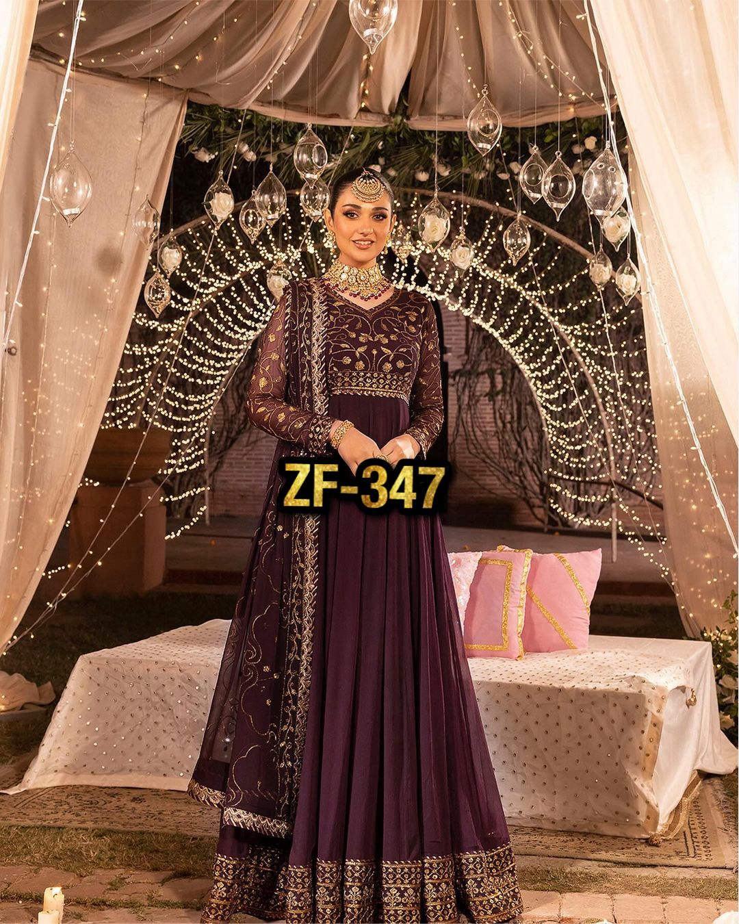 ZEEL FASHION ZF 347 DESIGNER GOWN COLLECTION