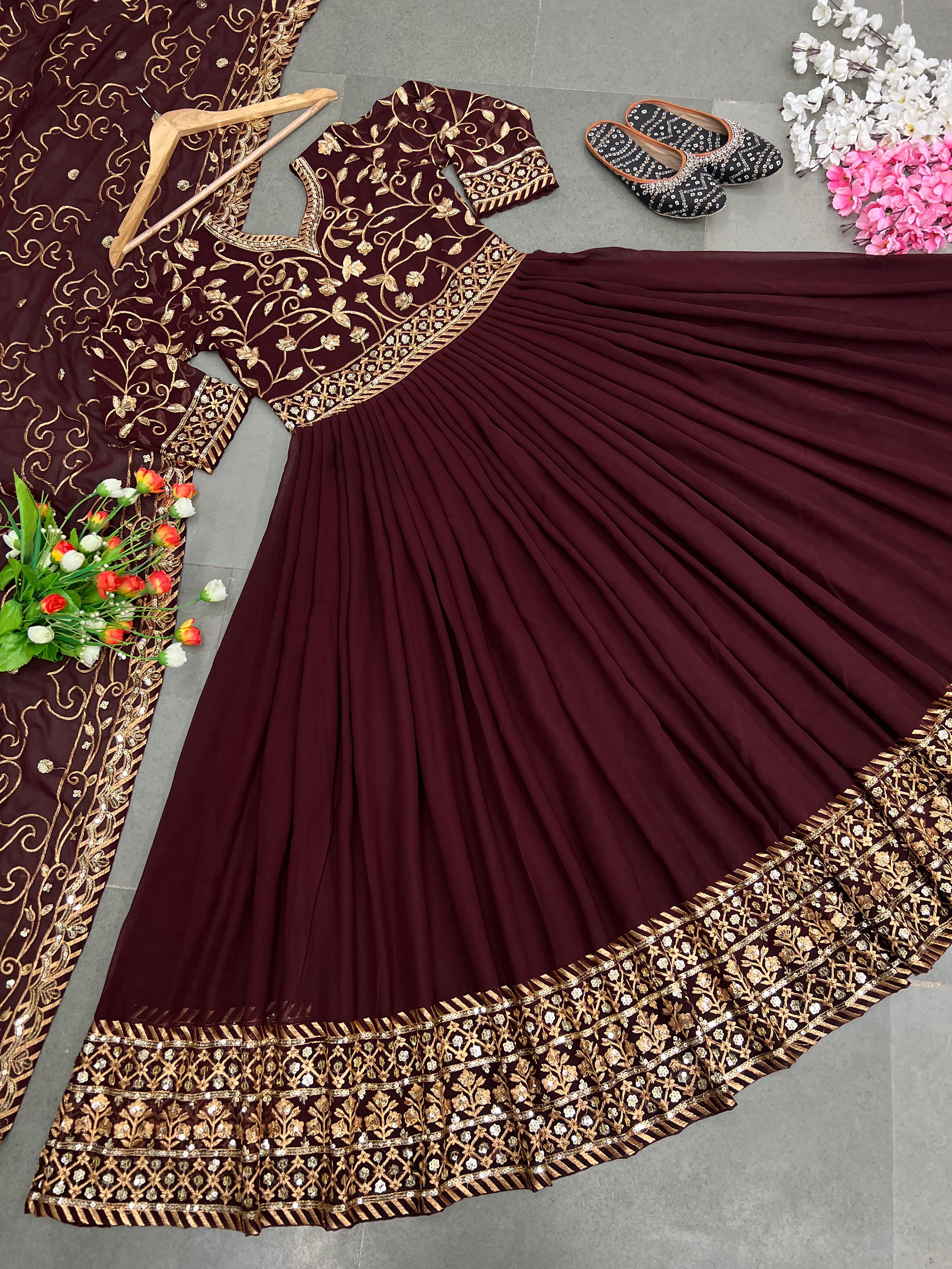 ZEEL FASHION ZF 347 DESIGNER GOWN COLLECTION