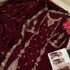 ZIAAZ DESIGNS 395 A VELVET PAKISTANI SUITS