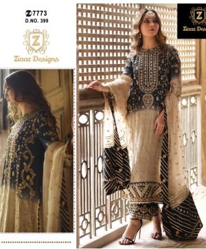 ZIAAZ DESIGNS 399 PAKISTANI SUITS WHOLESALE