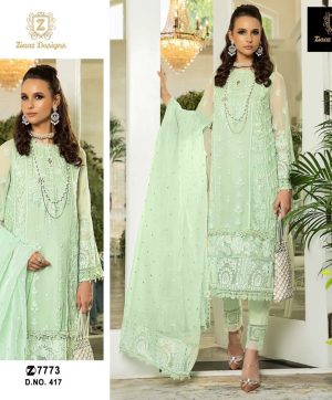 ZIAAZ DESIGNS 417 SALWAR SUITS WHOLESALE