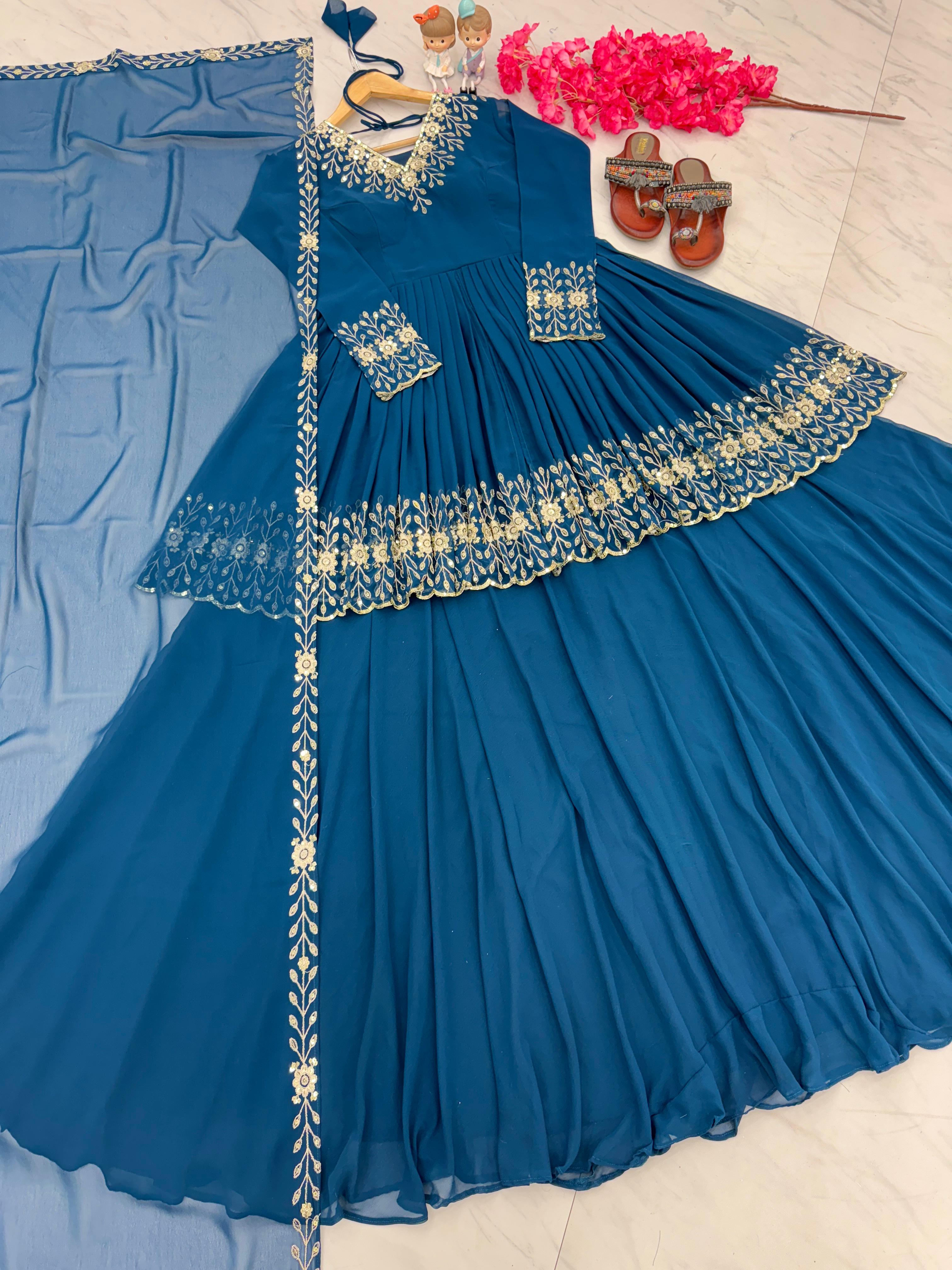 AAROHI DESIGNER AD 135 B LEHENGA MANUFACTURER