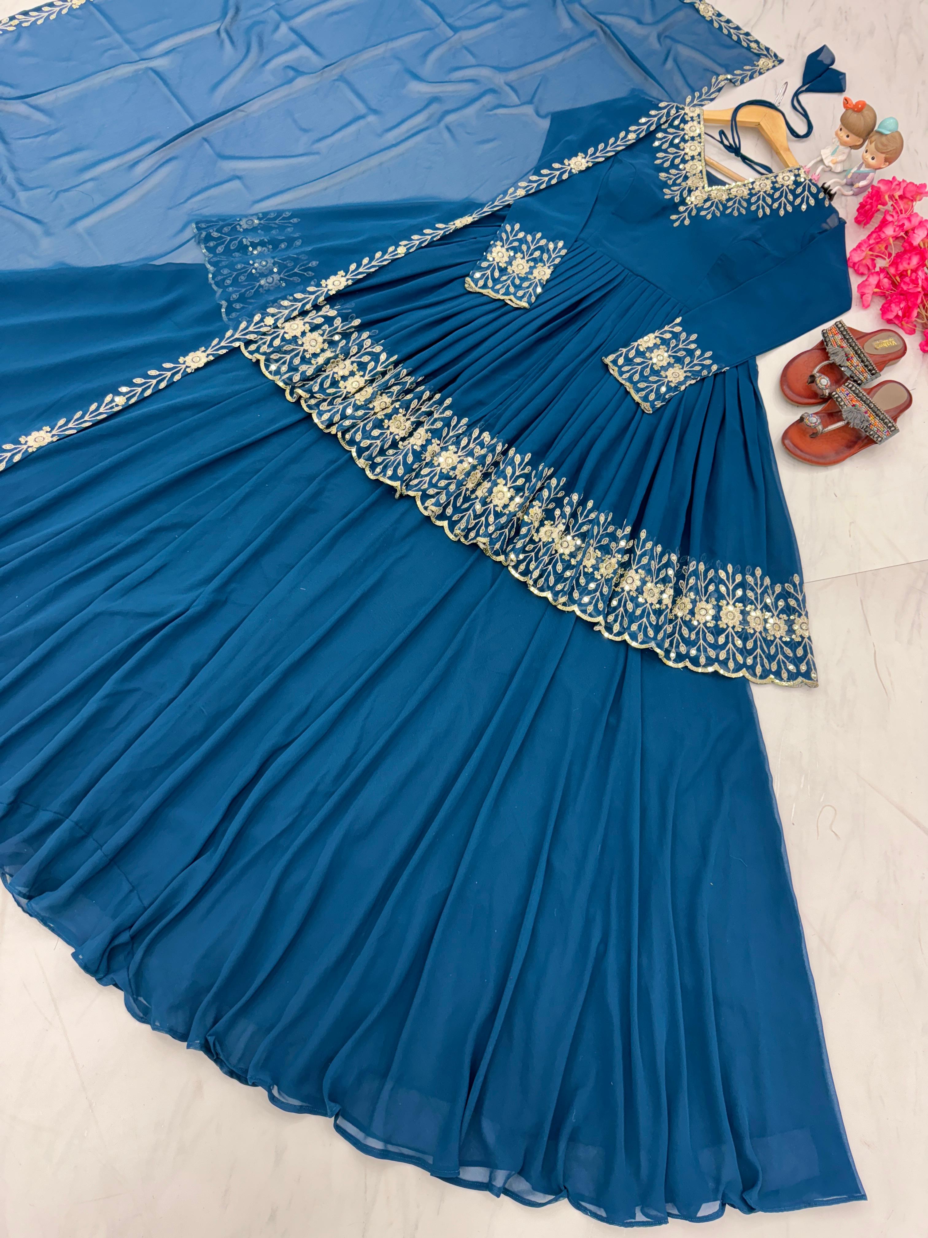 AAROHI DESIGNER AD 135 B LEHENGA MANUFACTURER