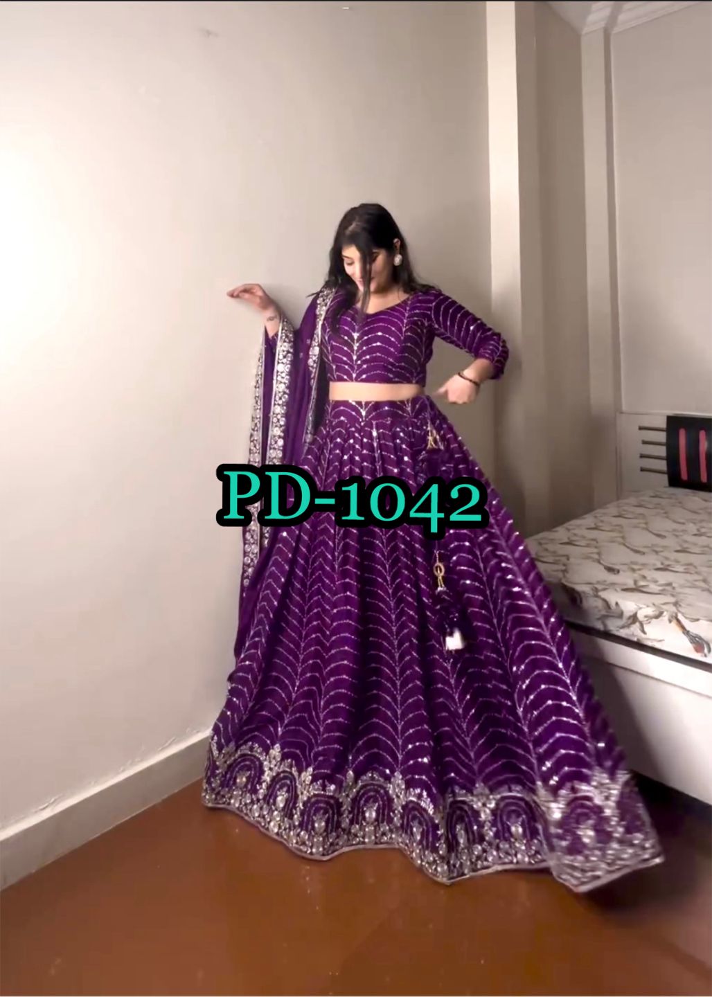 AAROHI DESIGNER PD 1042 LEHENGA WHOLESALE