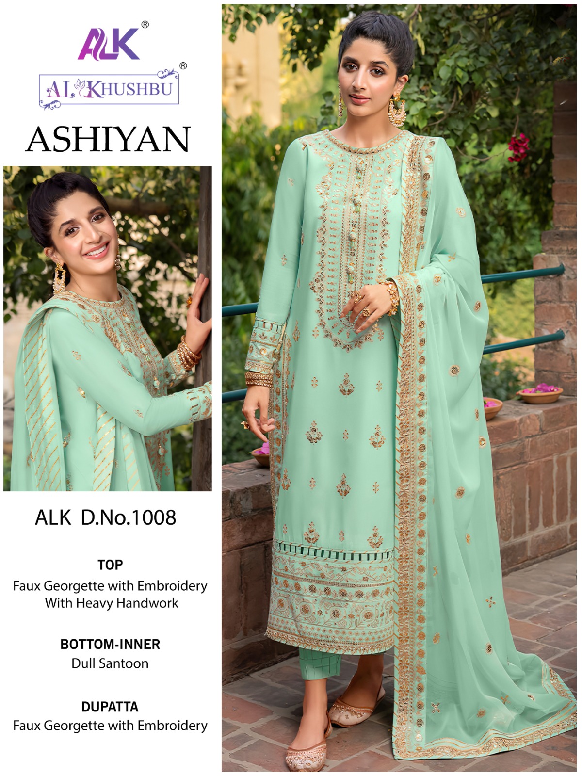 AL KHUSHBU 1008 ASHIYAN SALWAR KAMEEZ