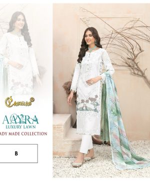 COSMOS AAYRA LUXURY LAWN B READYMADE SUITS