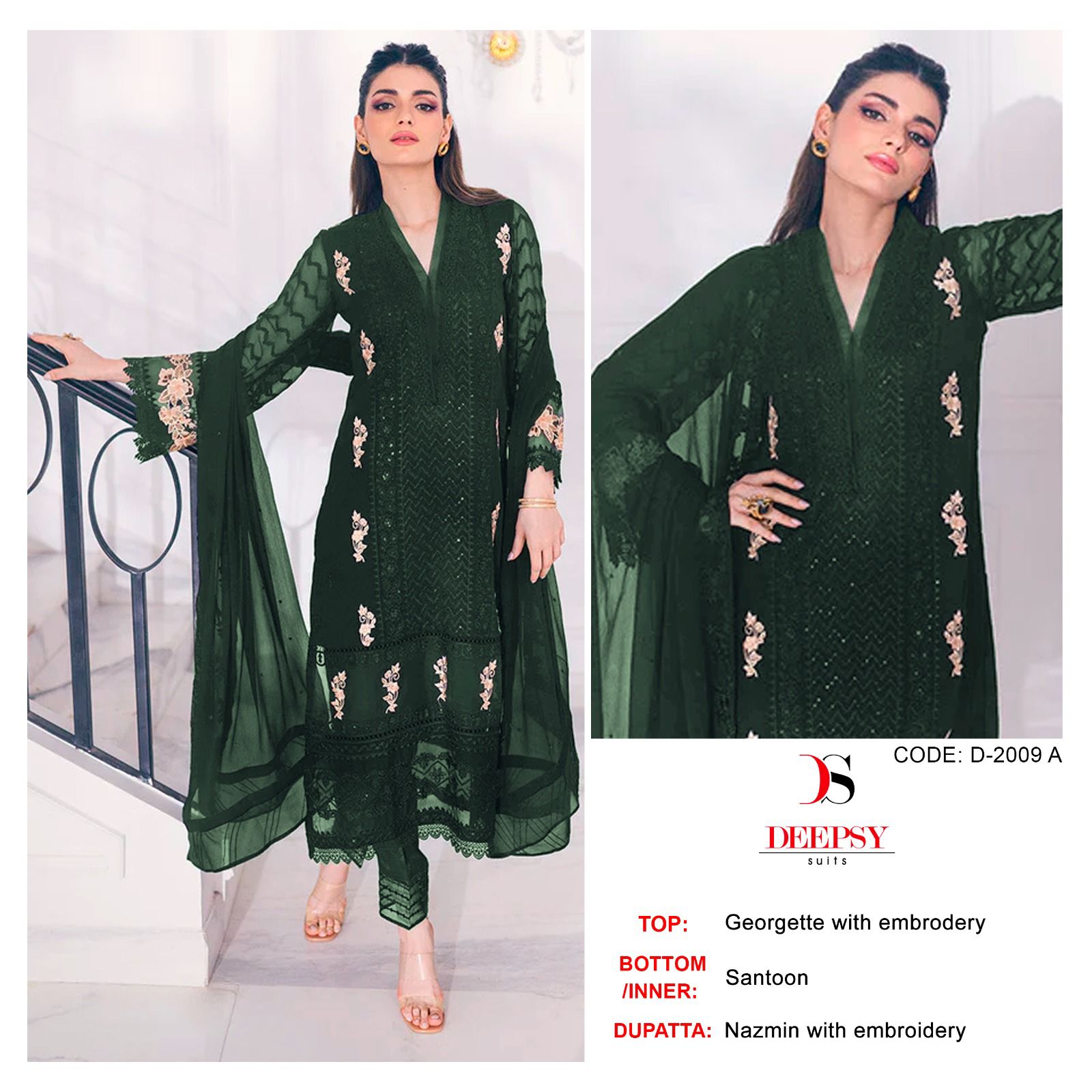 DEEPSY SUITS D 2009 A TO D SALWAR SUITS WHOLESALE