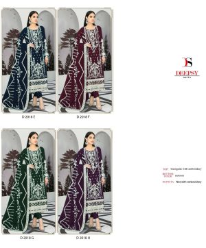 DEEPSY SUITS D 2018 E TO H PAKISTANI SUITS