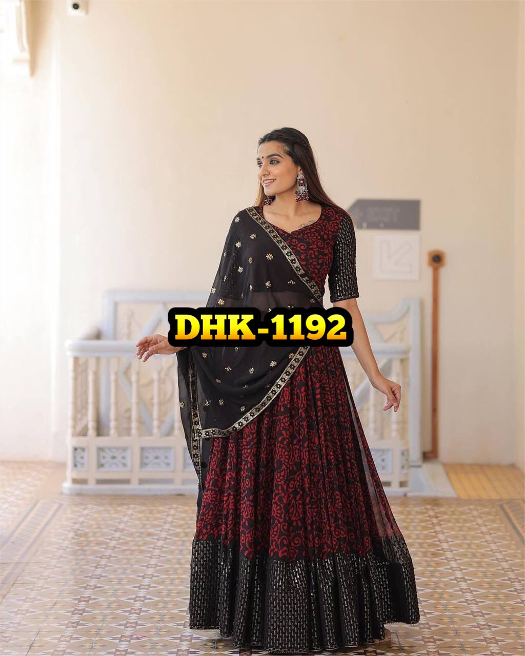 DHK 1192 DESIGNER GOWN WHOLESALE