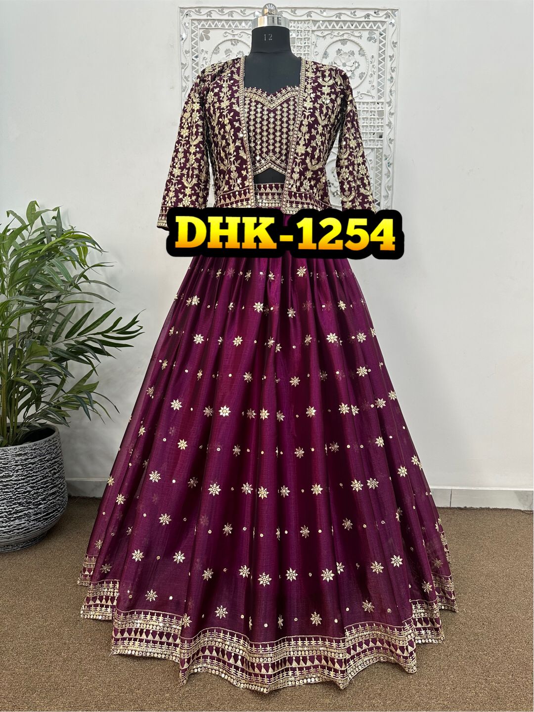 DHK 1254 DESIGNER LEHENGA WHOLESALE