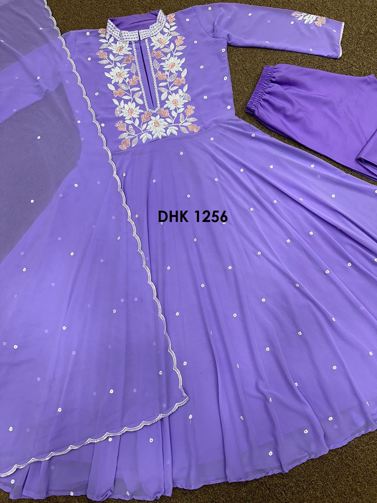 DHK 1256 A DESIGNER GOWN WHOLESALE