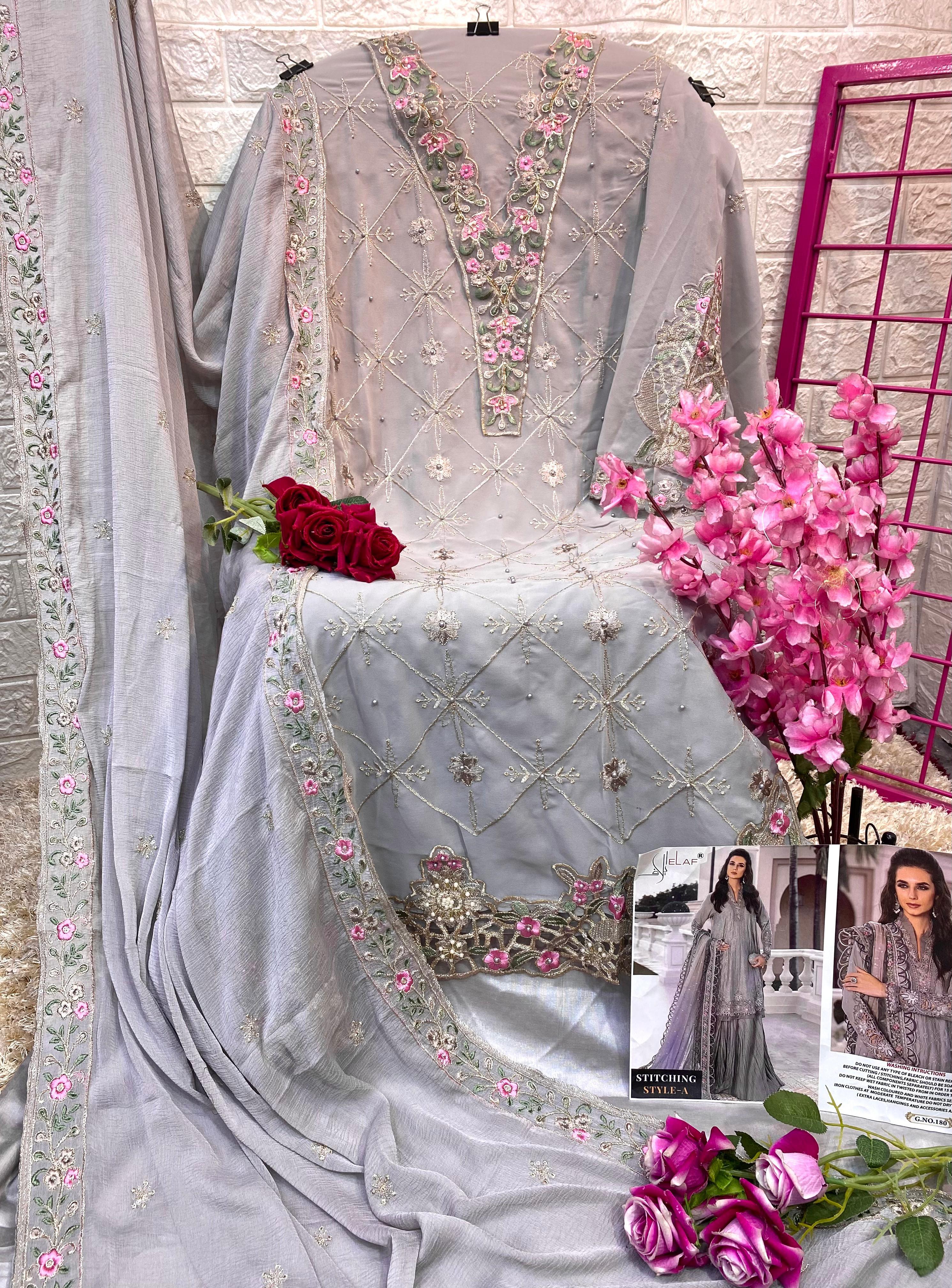 ELAF 180 PAKISTANI SALWAR SUITS WHOLESALE