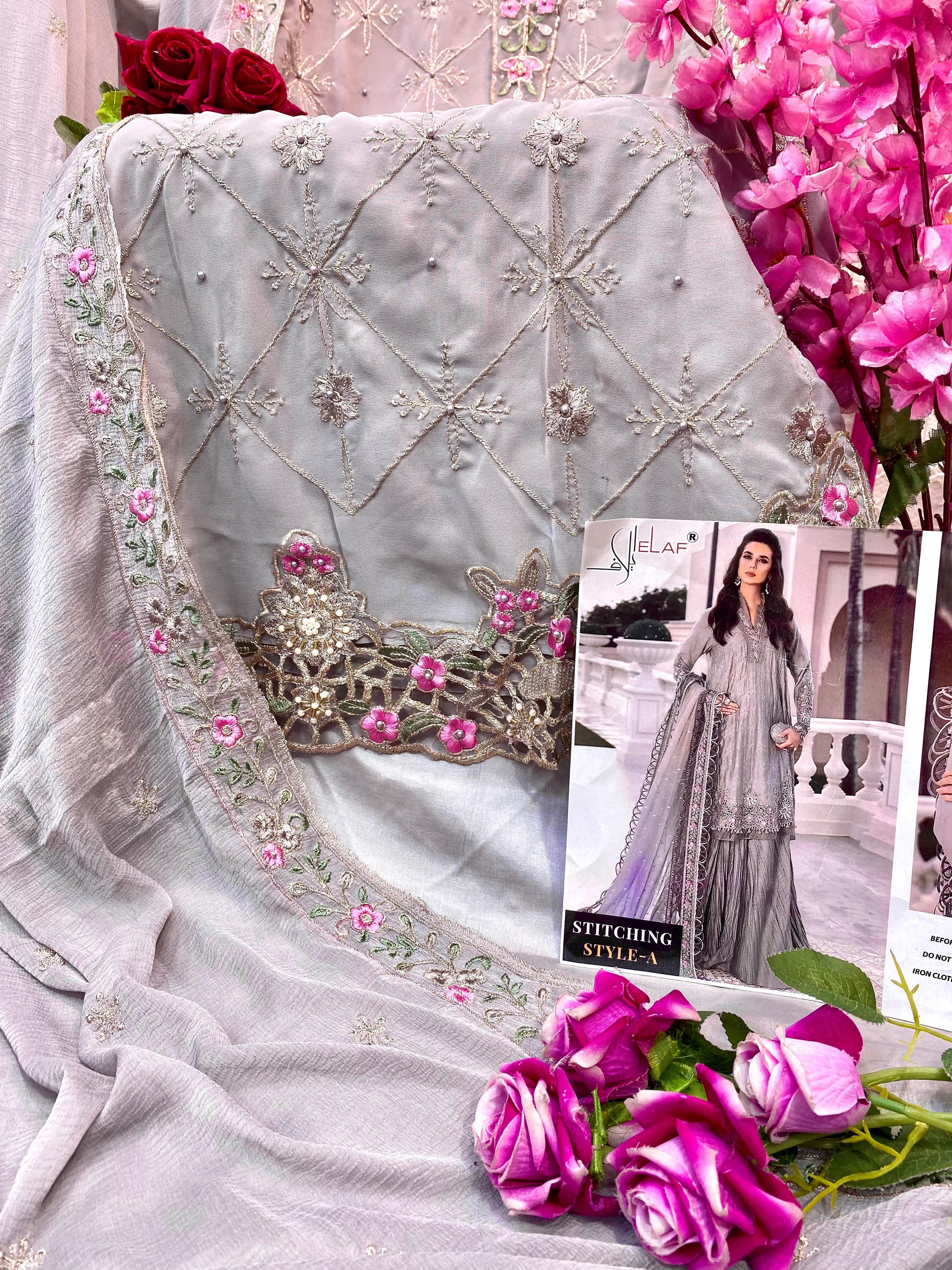 ELAF 180 PAKISTANI SALWAR SUITS WHOLESALE