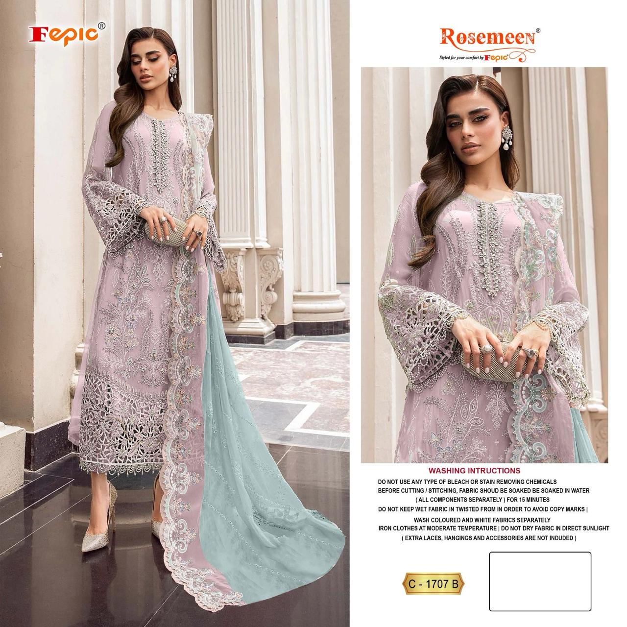 FEPIC 1707 B PAKISTANI SALWAR KAMEEZ WHOLESALER