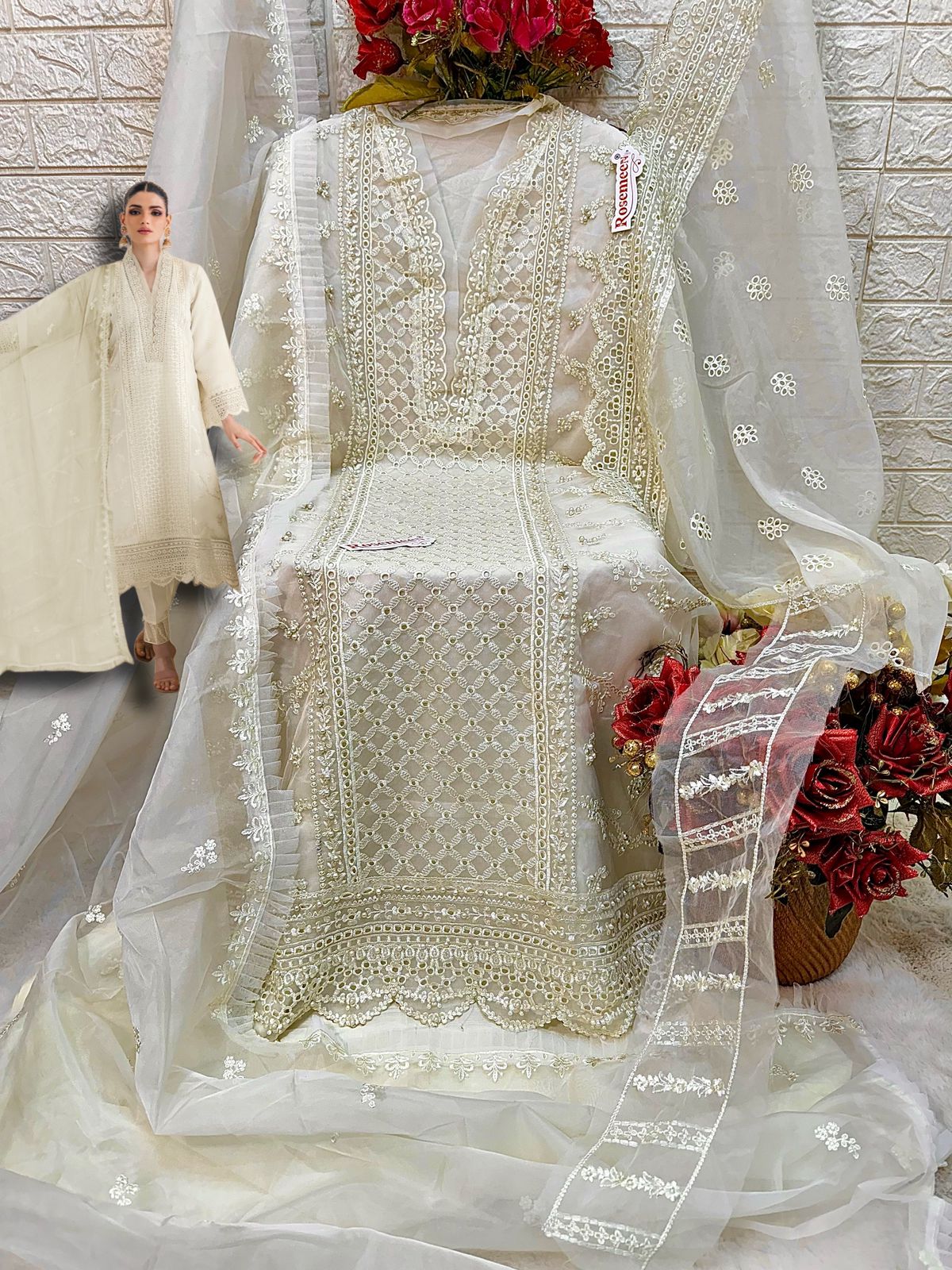 FEPIC 1738 ROSEMEEN PAKISTANI SUITS