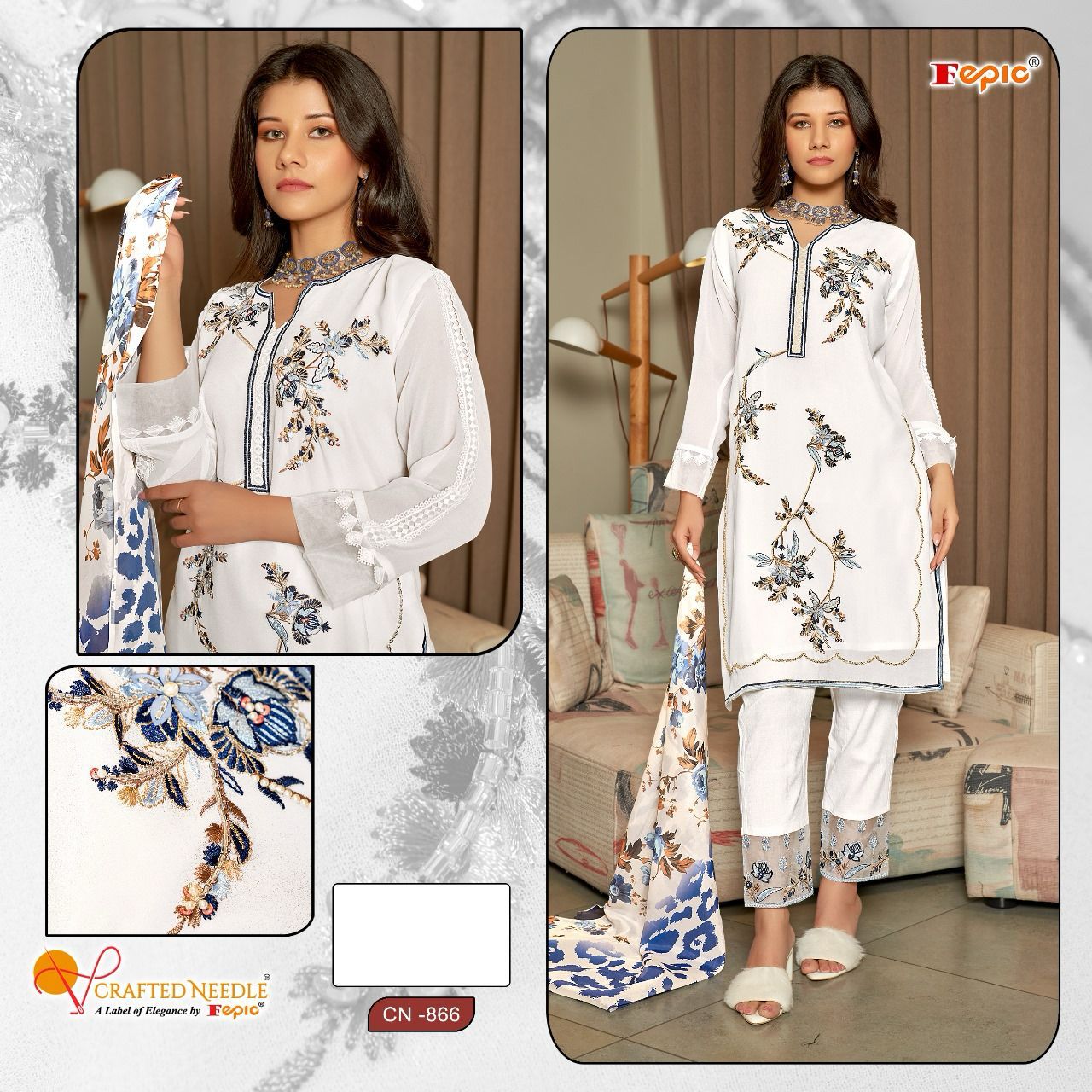 FEPIC 866 CN READYMADE PAKISTANI SUITS