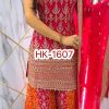 HK 1607 DESIGNER TOP SHARARA COLLECTION