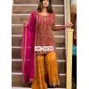 HK 1608 DESIGENR TOP SHARARA WHOLESALE