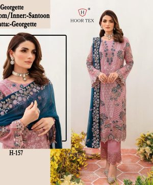 HOOR TEX H 157 PAKISTANI SALWAR SUITS