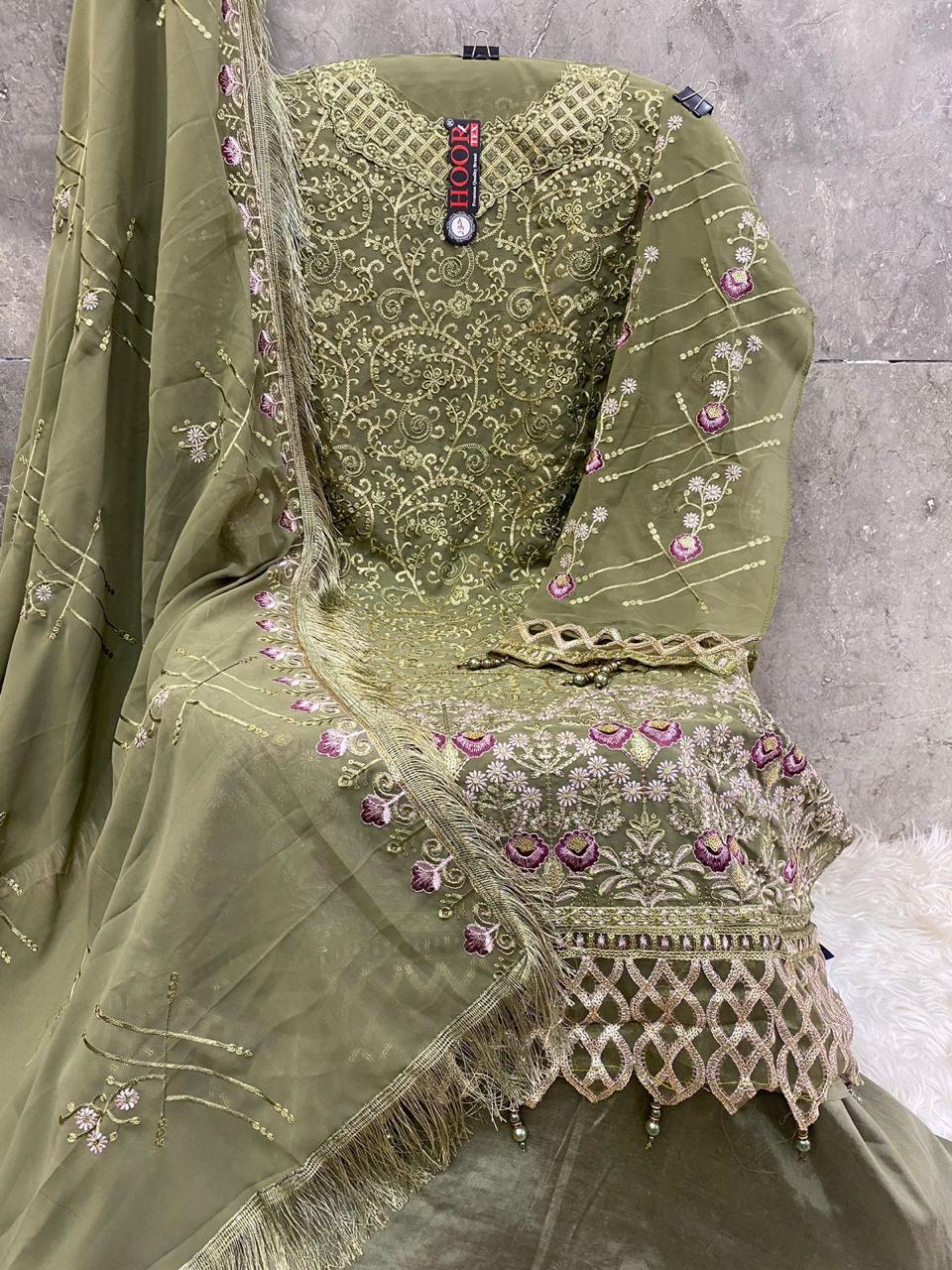 HOOR TEX H 158 A TO D SALWAR SUITS WHOLESALE