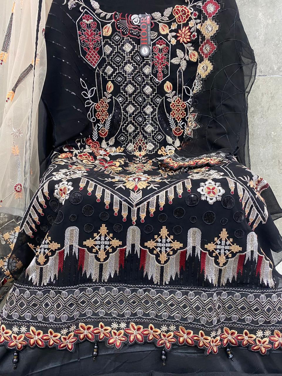 HOOR TEX H 203 PAKISTANI SALWAR SUITS